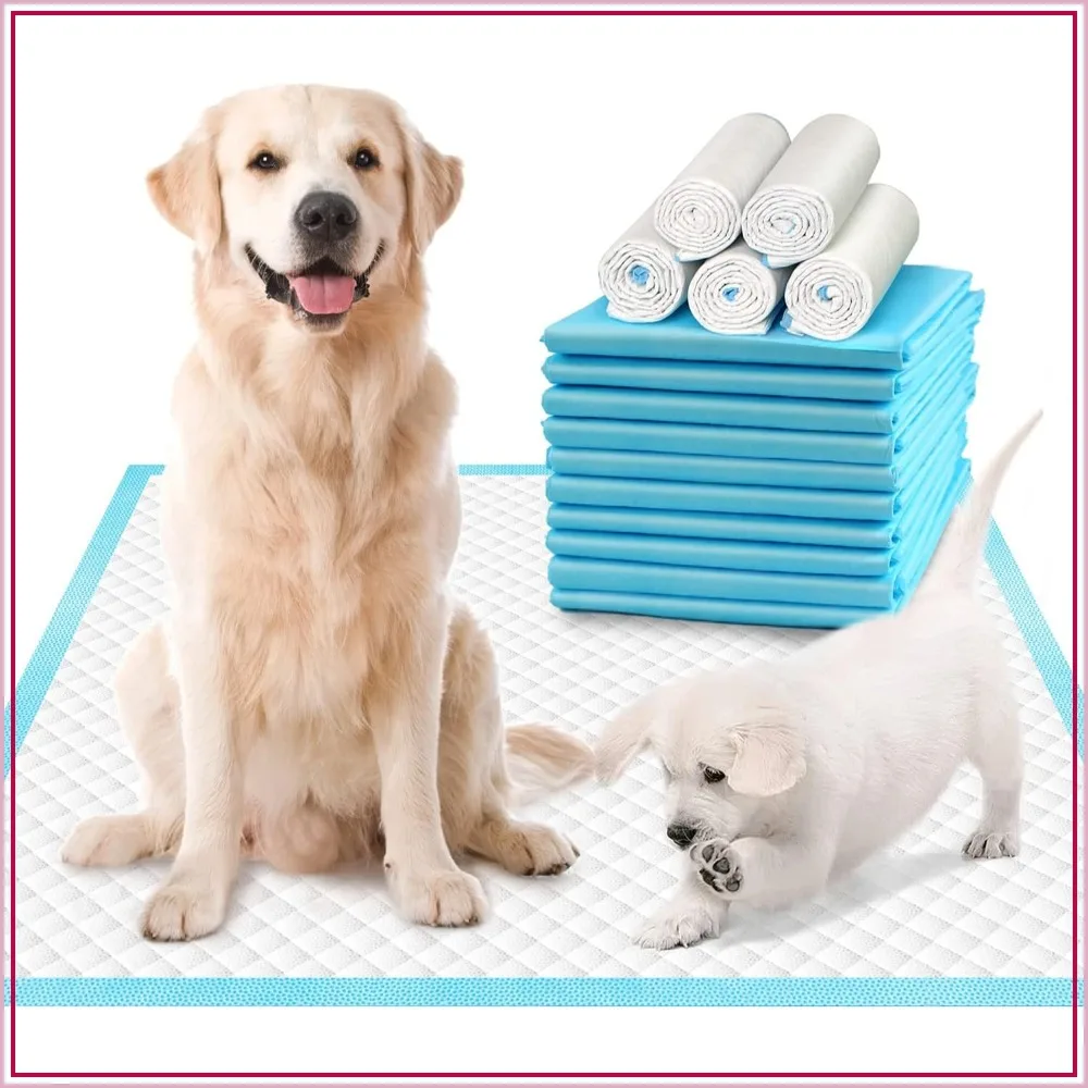 Extra Large Dog Pads 30"x26" (40 Count), Thicker Pet Training Pads, Super Absorbent Leakproof Pee Pads for Dogs, Puppies, Cats, Rabbits