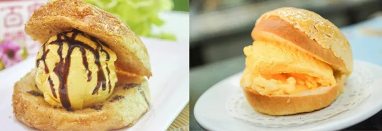 Ice Cream Hamburger Snack Cone Waffle Machine Big Bowl Ice-cream Waffle Maker New Power