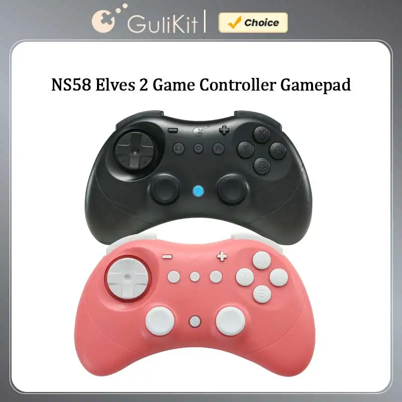 Control de Juego GuliKit Elves 2 Compatible con Switch 2, Función de Activación para Nintendo Switch / Switch 2, PC Windows, Gulikit NS58