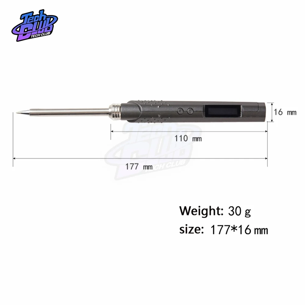 65W 12-24V SH73 Mini saldatore elettrico temperatura regolabile stazione di saldatura a saldare portatile strumento manuale