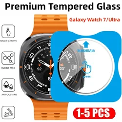 1-5Pcs Tempered Glasss for Samsung Galaxy Watch 7 40mm 44mm / Ultra 47mm Screen Protector Protective Glass Easy to Install