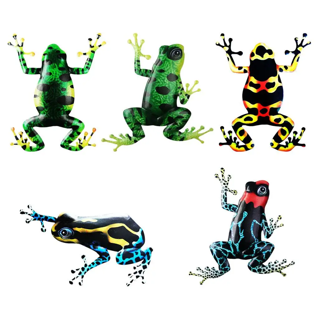 

Frog Anti-Rust Easy Install Artwork Statue Wall Art for Indoor Garden Trees