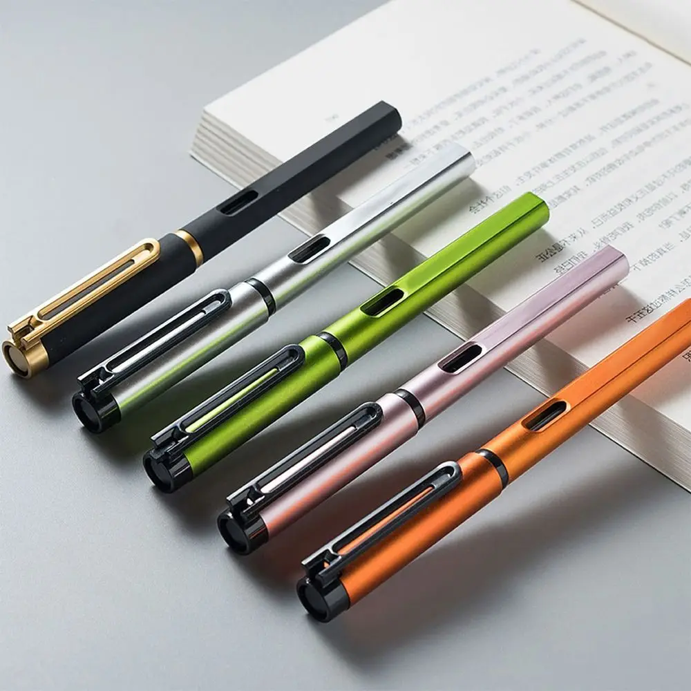 Creative 0.5MM Black Ink Gel Pen Quick Drying Correct Posture Writing Ballpoint Pen Smooth Writing Writing Tools Gift