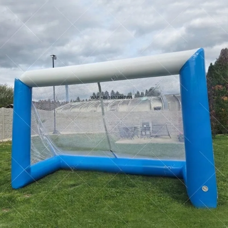 

New design inflatable water game super inflatable water polo football shooting score for sale