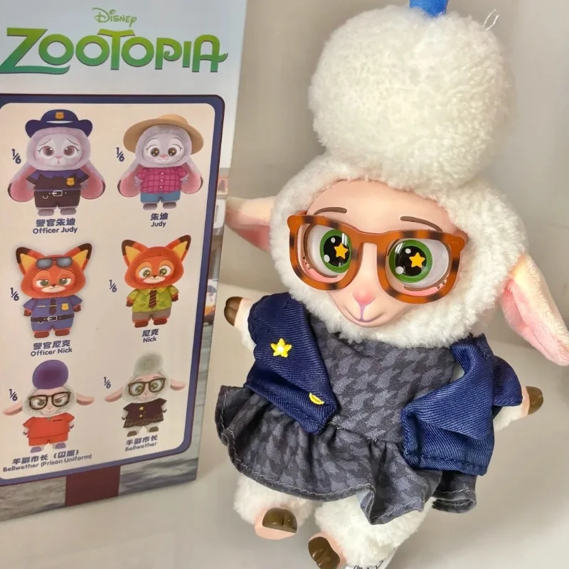 

Виниловые фигурки серии Miniso Zootopia, игрушечный брелок «Ник и Джуди», слепая коробка, подарочный набор, модные коллекционные игрушки, несколько на складе