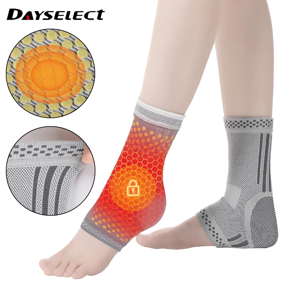 1Pcs Graphene Ankle Brace Mugwort Dot Fever Windproof and Cold Resistant Ankle Pads Breathable Pressurized Foot Warmth Cover