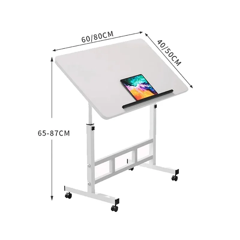 X6Adjustable Tall Leg Dining Tables With Wheels Elegant Folding Extendable Dining Table Mobile Simple Muebles De Comedor Furnitu