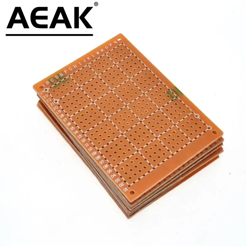 AEAK 10Pcs PCB 5*7CM 5*7 DIY Prototype Paper PCB Universal Experiment Matrix Circuit Board 5x7CM