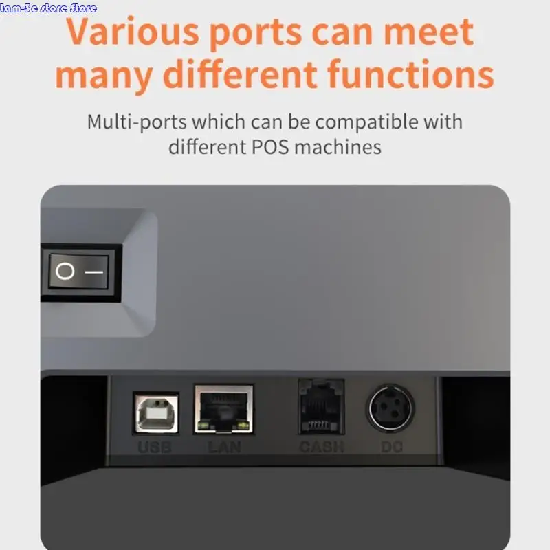 D0UA 주방 식당 프린터 80mm 자동 절단기 열 영수증 청구서 티켓