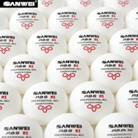 Original SANWEI ABS nuevo Material 40 + pelotas de tenis de mesa 50/100 Uds pelotas de Ping Pong profesionales para entrenamiento pelotas de tenis de mesa