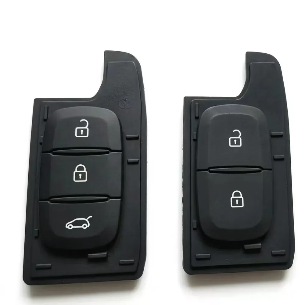 10 Stück 2-3-Tasten-Gummiknopfpolster für Renault Cilo Duster Captur Twingo Kwid Espace Arkana Schlüsselgehäuse, leeres Gehäuse für Fernbedienung – Detail 2