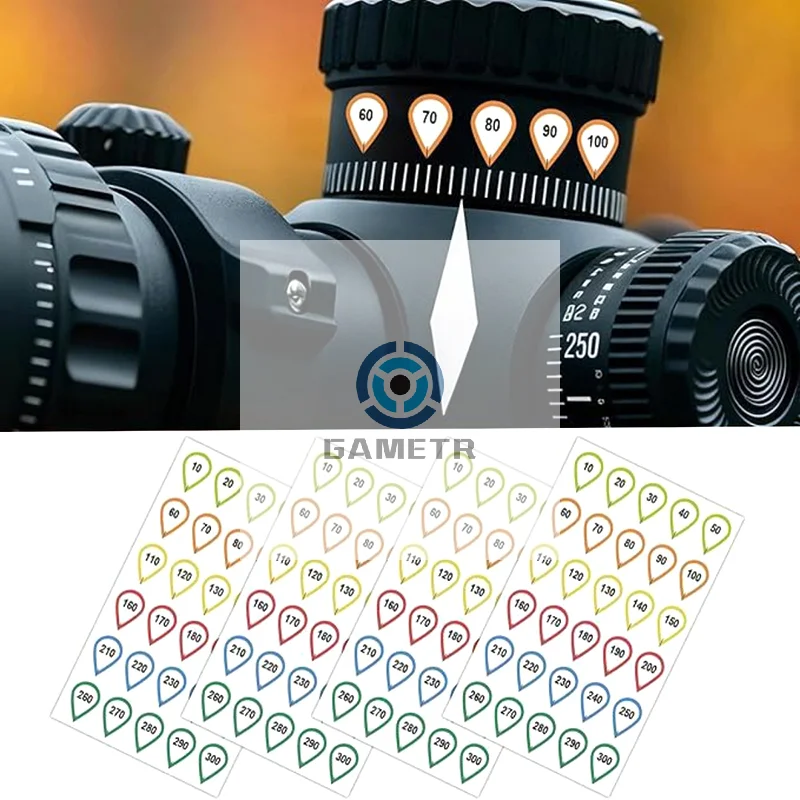 10 Sheets Rifle Sco…