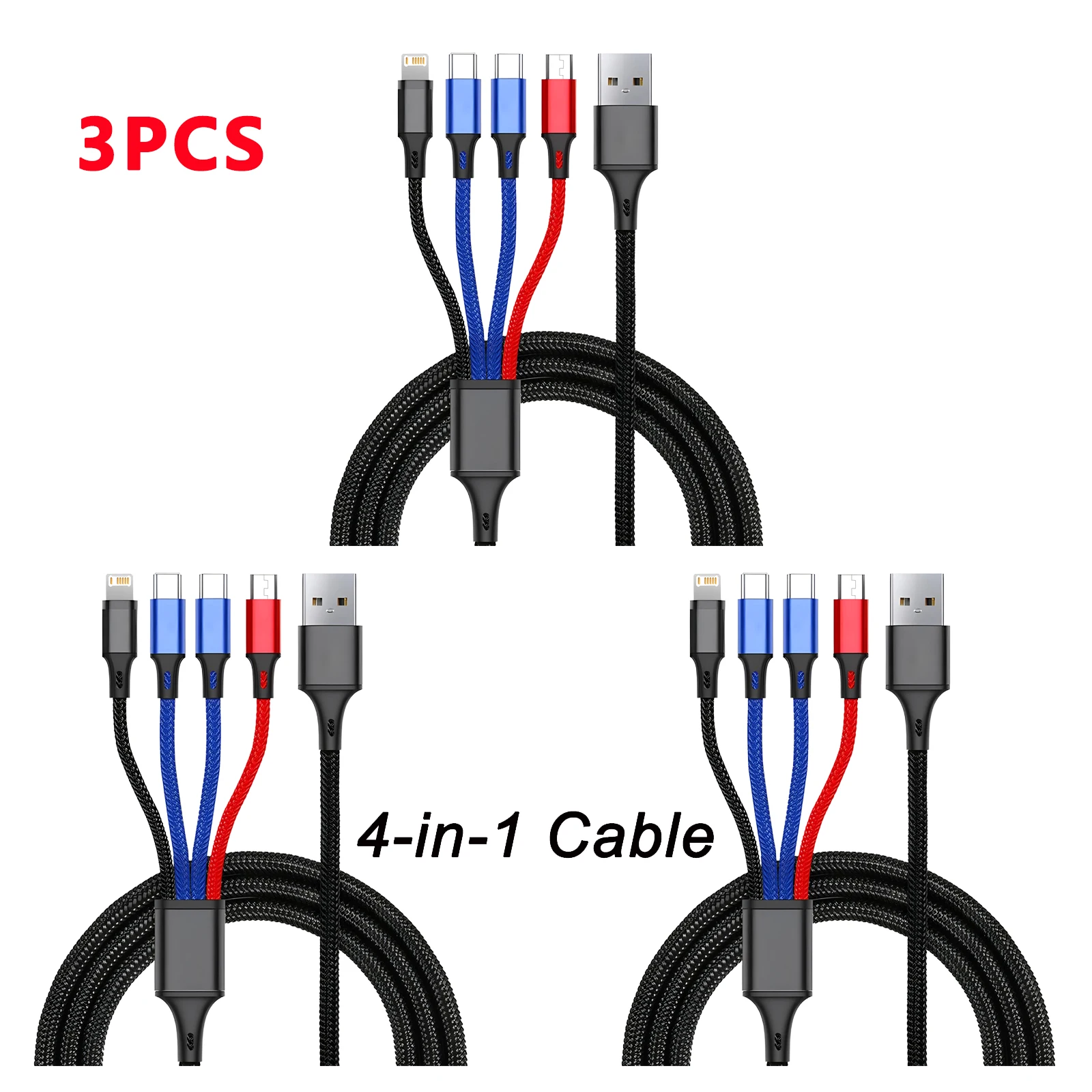 1/2/3Pcs 4 In 1 Cha…