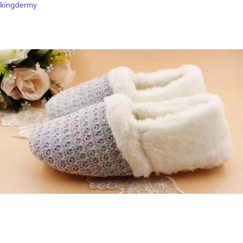 Lady Home Slipper Soft Anti Slip Warm Indoor Bedroom Floor Shoes Woman Plush Slippers Faux Fur Slides Flip Flops Women Slippers