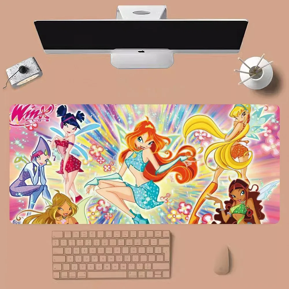 لوحة ماوس W-Winx Club كبيرة لحساب الألعاب ولوحة مفاتيح الكمبيوتر