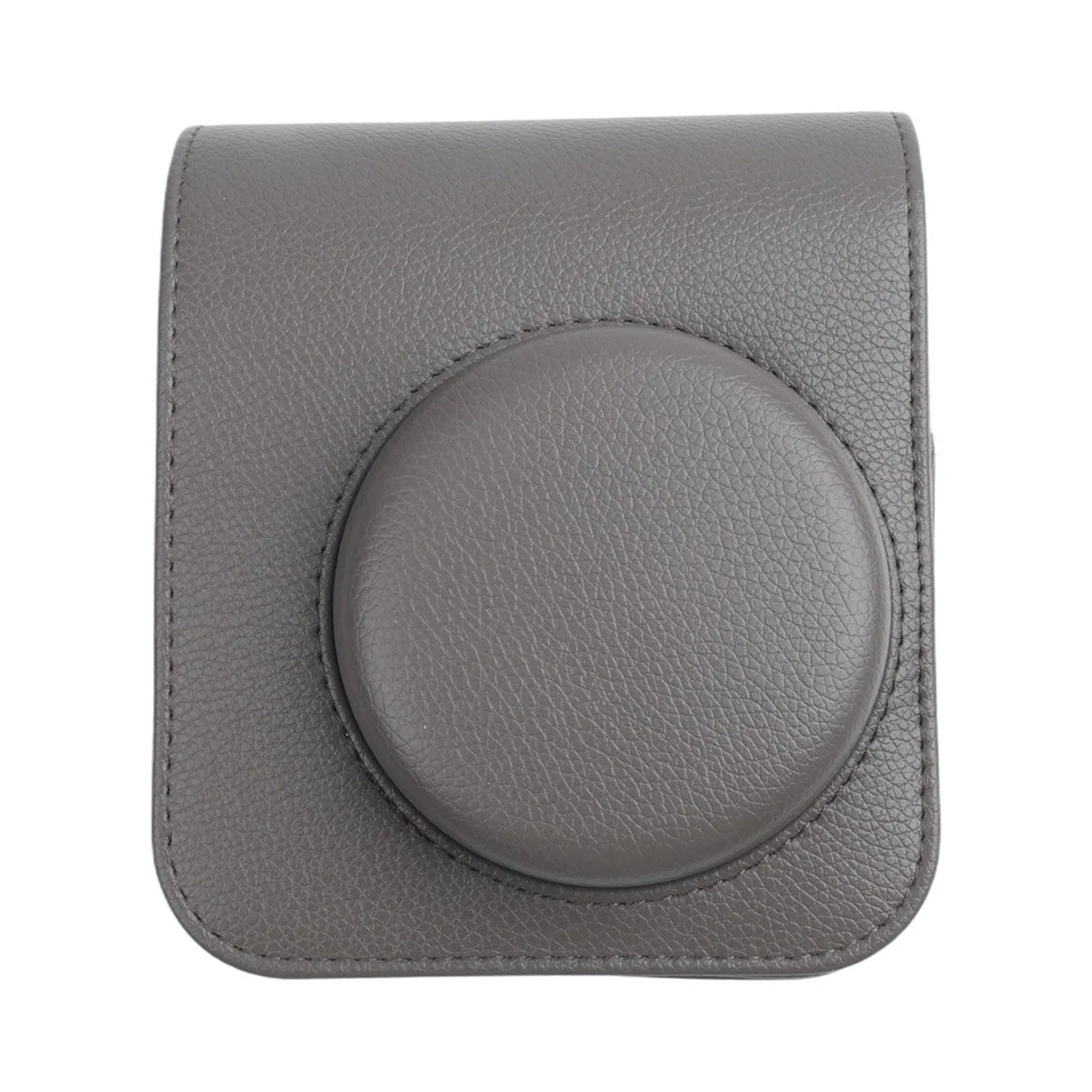 For Instax for mini 41 Camera Case in PU Leather with Adjustable Strap and Back Photo Pocket for Portable Camera Protection