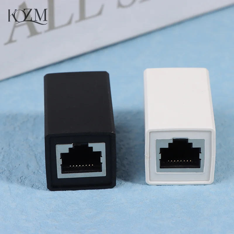 Conector RJ45 Adaptador Ethernet, Extensor de Rede, Patch Rede, Fio de Extensão, Fêmea para Fêmea, 8P8C