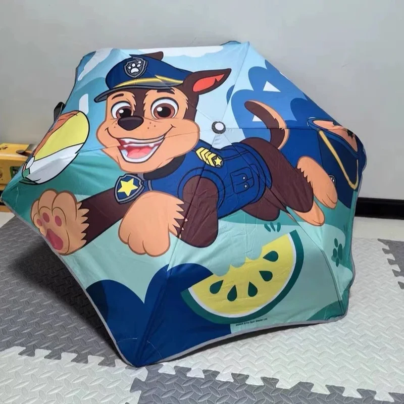 Paw Patrol Children Umbrella Sunshade Automatic Folding Umbrella Rain And Rain Dual Use Boys Girls Going To School Birthday Gift