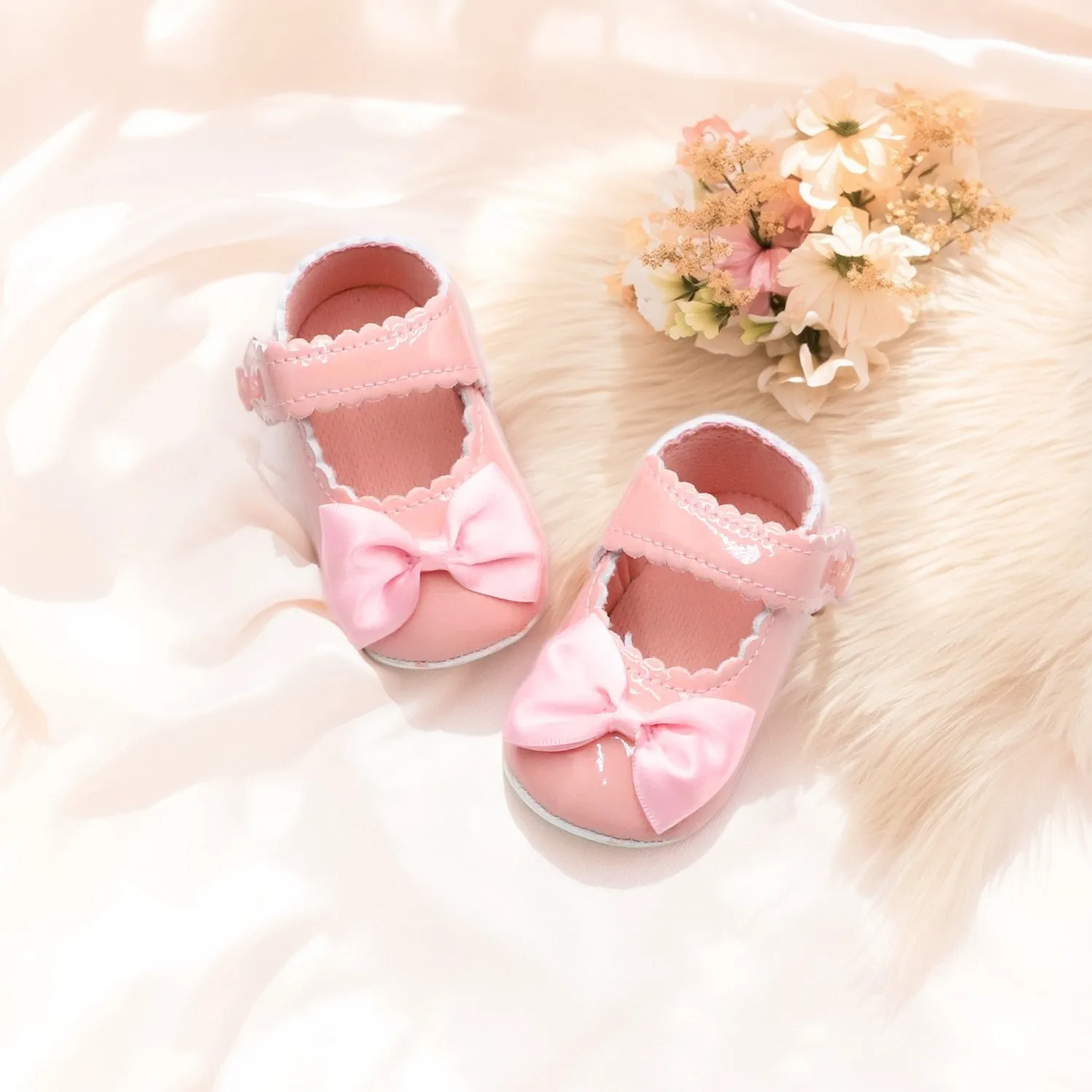 

Baby shoes, baby walking shoes, 0-6-12-18 months, soft soled single shoes, girls' princess shoes, little girls' leather shoes