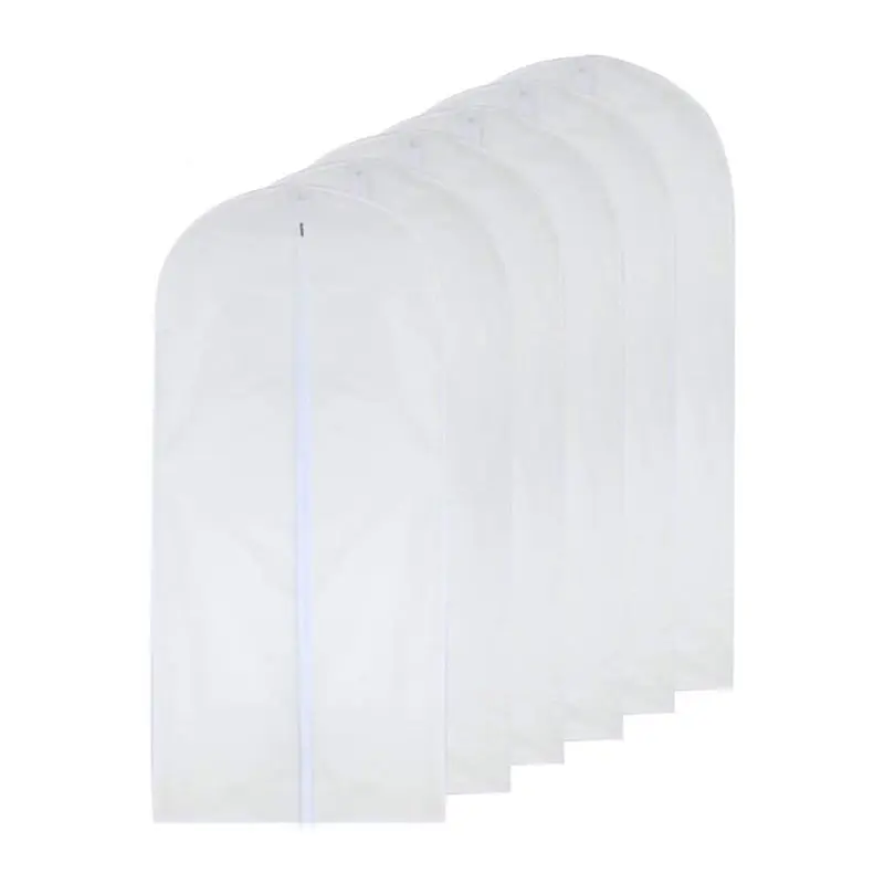 IALJ-Hanging Garment Dust Cover Bag-Translucent Waterproof For Wardrobe Storage Clothes Protector Large Size(60X140cm)