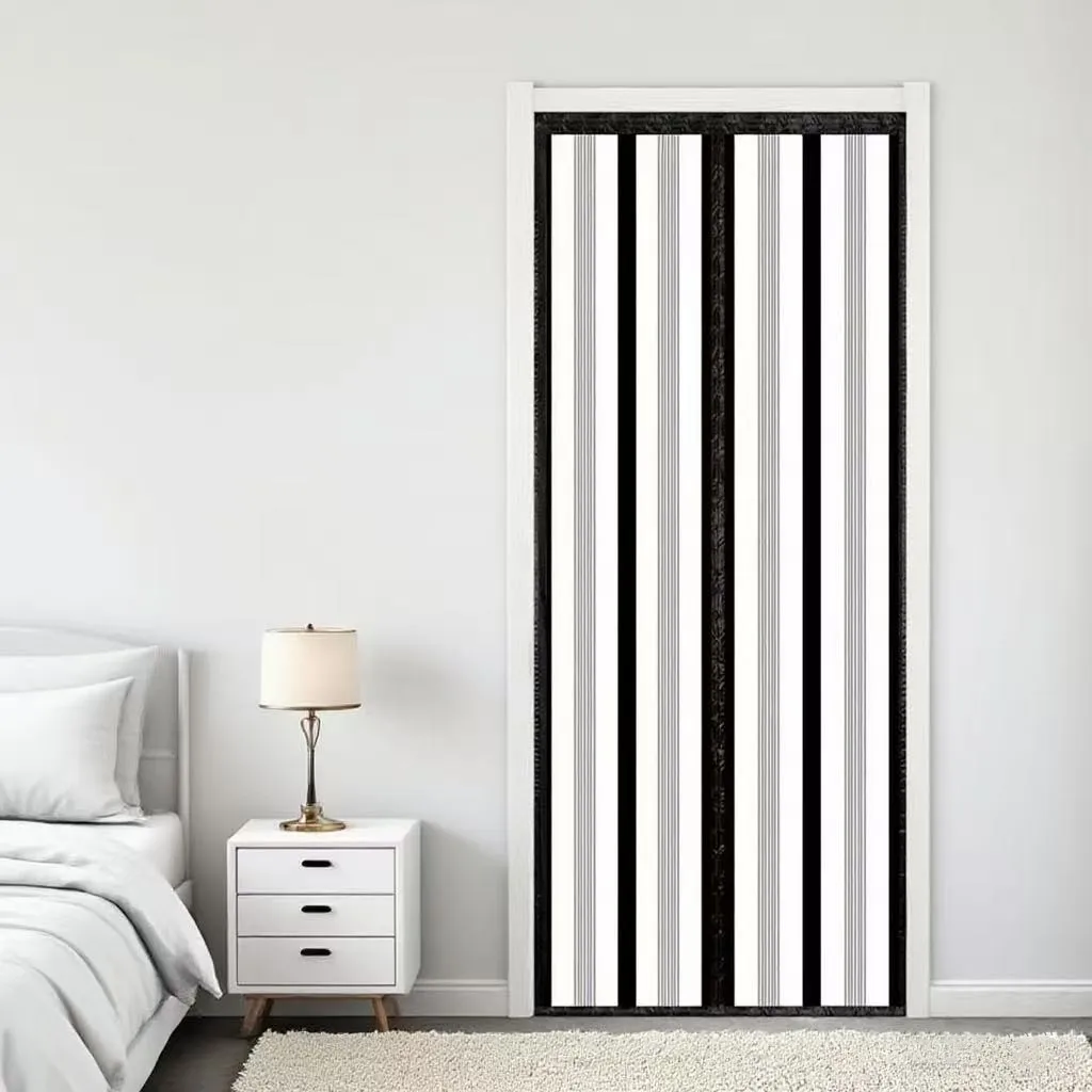 Winter Warm EVA Windproof Stripe Door Screen Air Conditioning Curtain Heat Insulation Curtain Anti Mosquito Insect Door Curtain