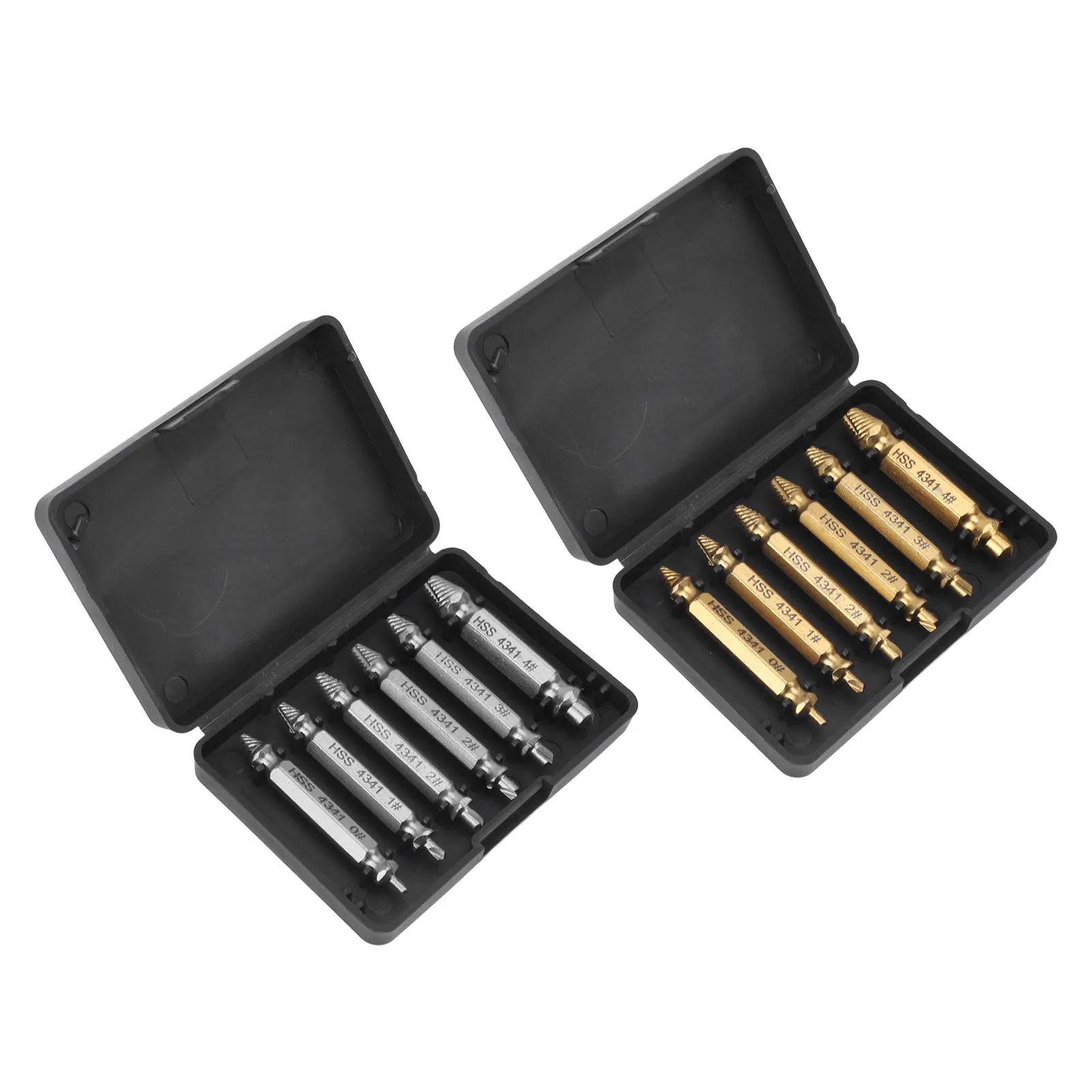 Stripped Screws Remover Damaged Screw Extractor Set Broken Stripped Remover Screws Removal Tool HSS Nuts  Drill Bit Tools