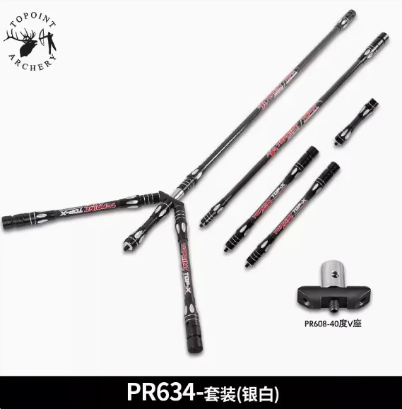 Topoint PR634 Stabilisator Seitenstange 10/12/15 Hauptstange 18/24/27/30/34 Zoll 3K Reine Kohlefaser Bogenschießen Recurvebogen Ausgleichsstange – Detail 15
