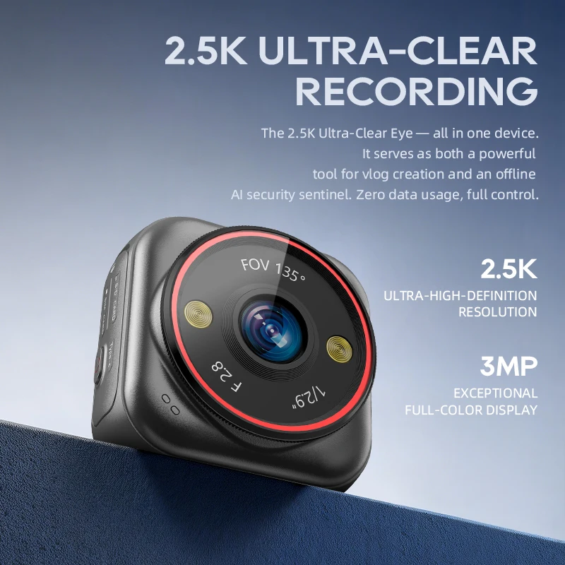 4G AOV Mini Surveillance Camera 15000mAh Battery 12X Zoom IP66 Waterproof Wireless Outdoor Vlog CCTV Cam