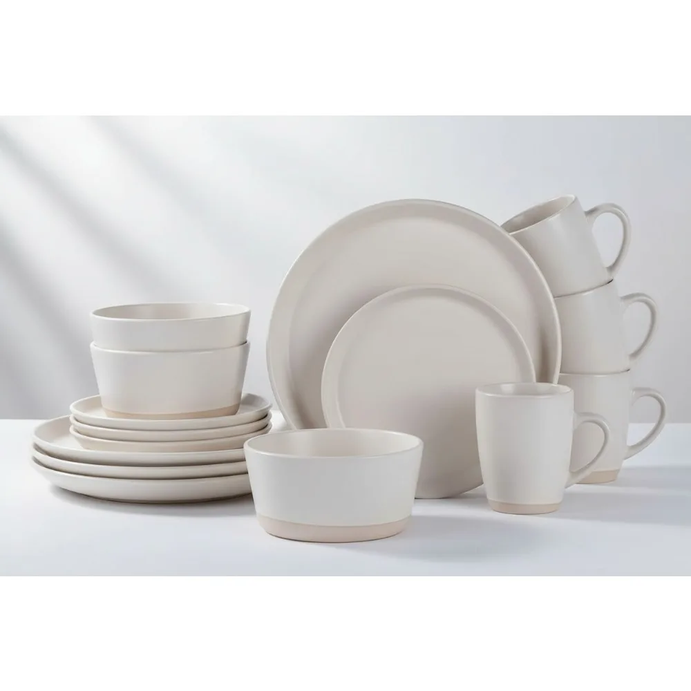 

Элегантный набор столовой посуды из белого камня на 4 предмета, набор посуды из 16 предметов, микроволновая печь и можно мыть в посудомоечной машине