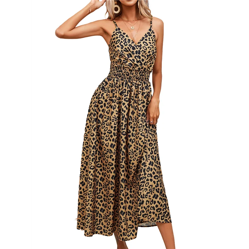 جديد-المرأة الصيف ميدي بوهو فساتين عادية الأزهار السباغيتي الأشرطة الدانتيل يصل فستان فلوي ألين شاطئ فستان الشمس