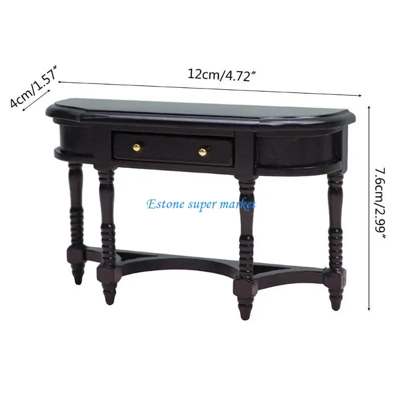 090B Meubeltafel Set Decoratie 1:12 Schalen Miniatuurdecor voor Dollhouse