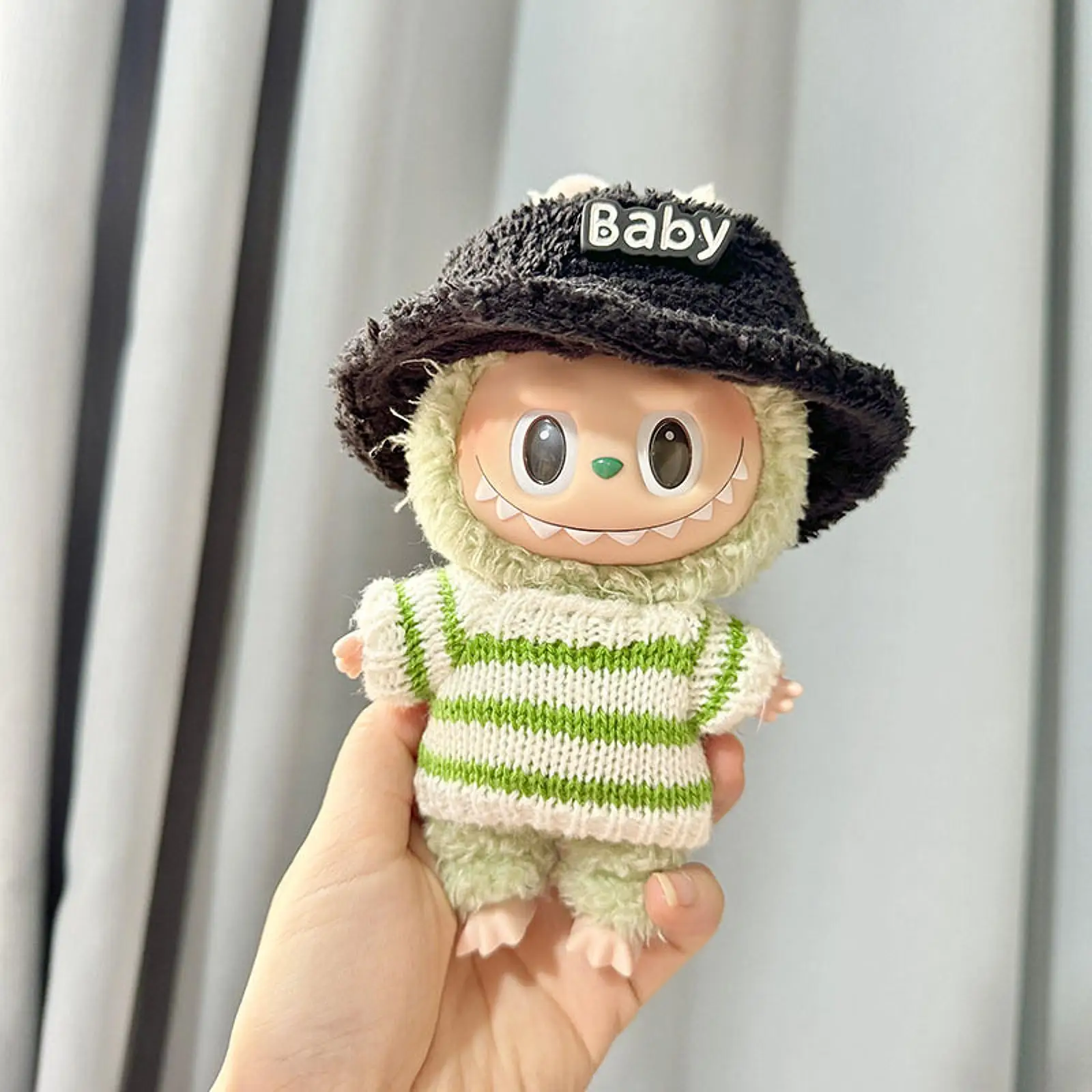 15cm 17cm Plush Doll Clothes Dress up Plush Doll Accessories Costumes Soft Stuffed Animals Clothes Fashion Doll Clothing Cartoon