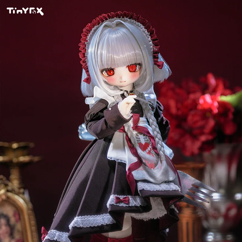New Official Tinyfox Mysterious Maiden Of Manor Mistique Mjd 1/6 Scale Articulated Doll Full Set 2d Action Model Birthday Gift