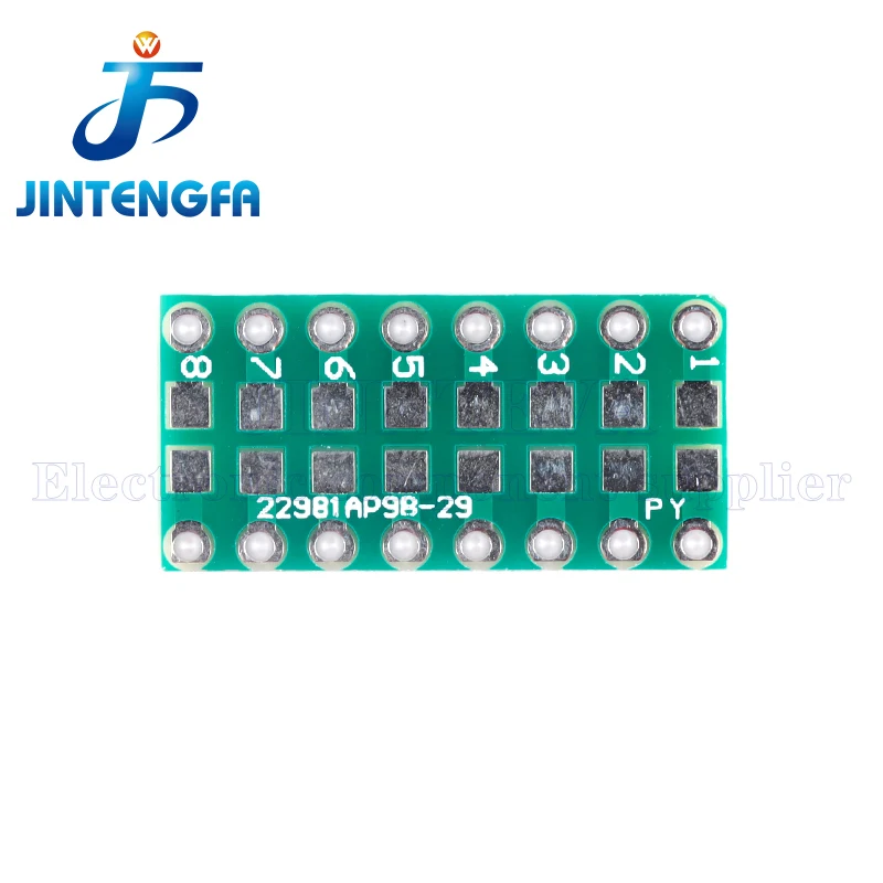 10PCS 0805 0603 0402 to DIP PCB Transfer Board DIP Pin Board Pitch Capacitance Resistance Adapter plate Conversion board