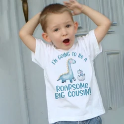 I'm Going To Be A Big Cousin Dinosaur Shirt Baby Announcement Idea for Nephew T-shirt Boys Dinosaur Tee Cousins Matching Shirts