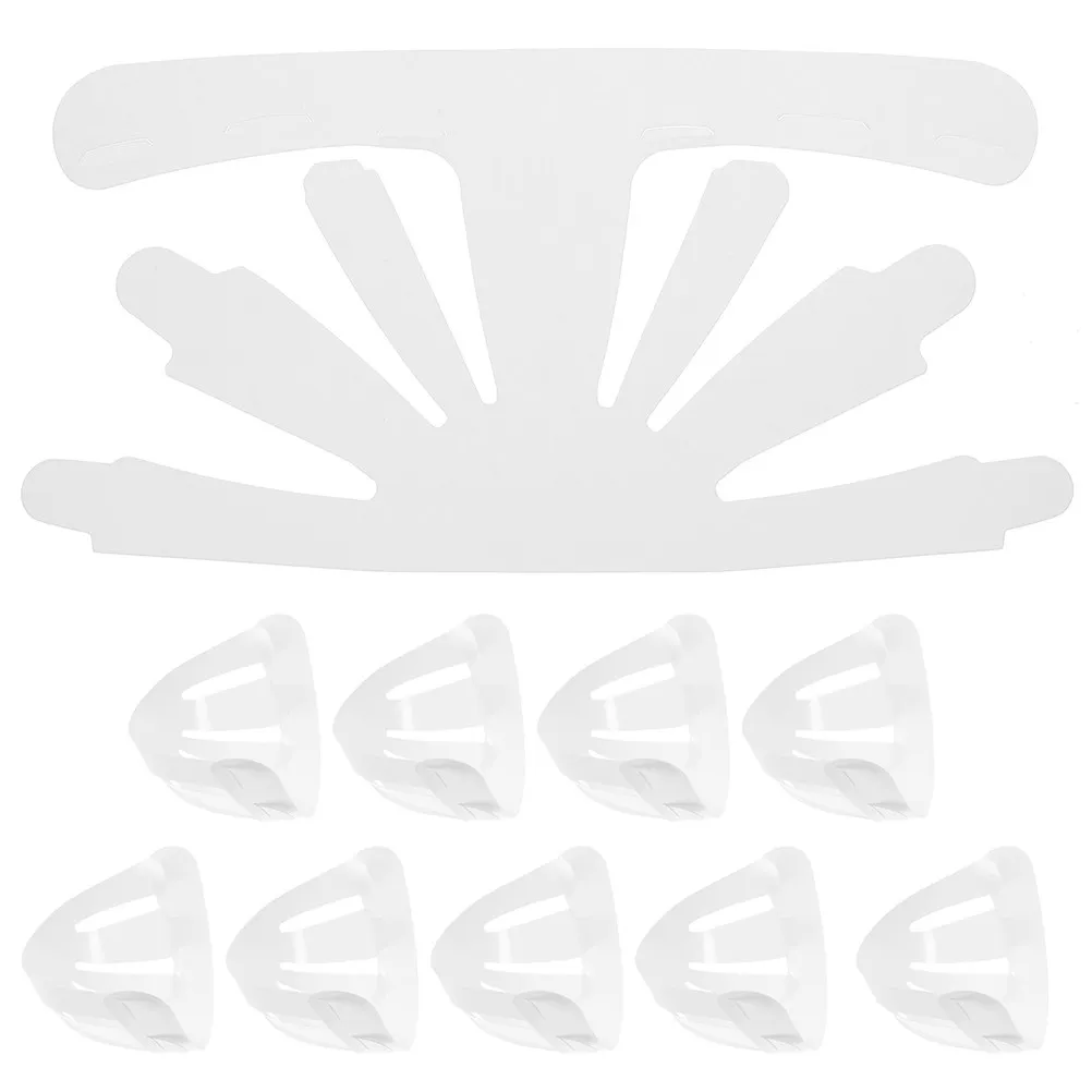 

10 шт. пластиковых вставок-держателей для бейсбольных кепок, предотвращающих деформацию, для демонстрации и хранения в магазинах и дома