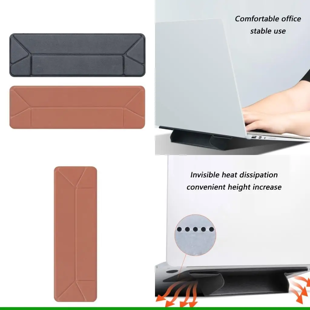 

U55C PU подставка для планшета, клейкий регулируемый кронштейн для планшета, складной кронштейн для настольного ноутбука,