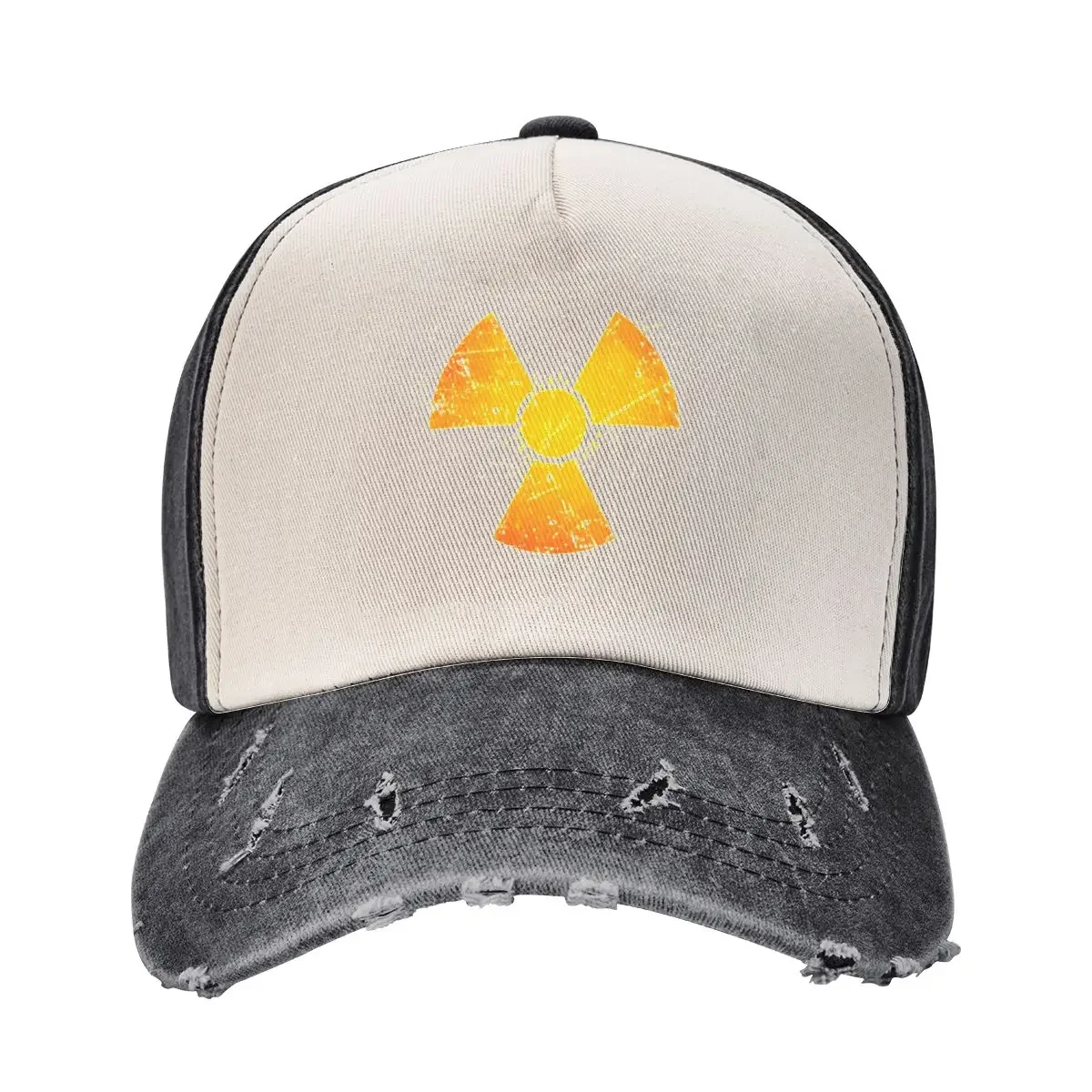 Radioactive Atomic Nuclear Symbol Baseball Cap dad hat Designer Hat New Hat Horse Boy Women's