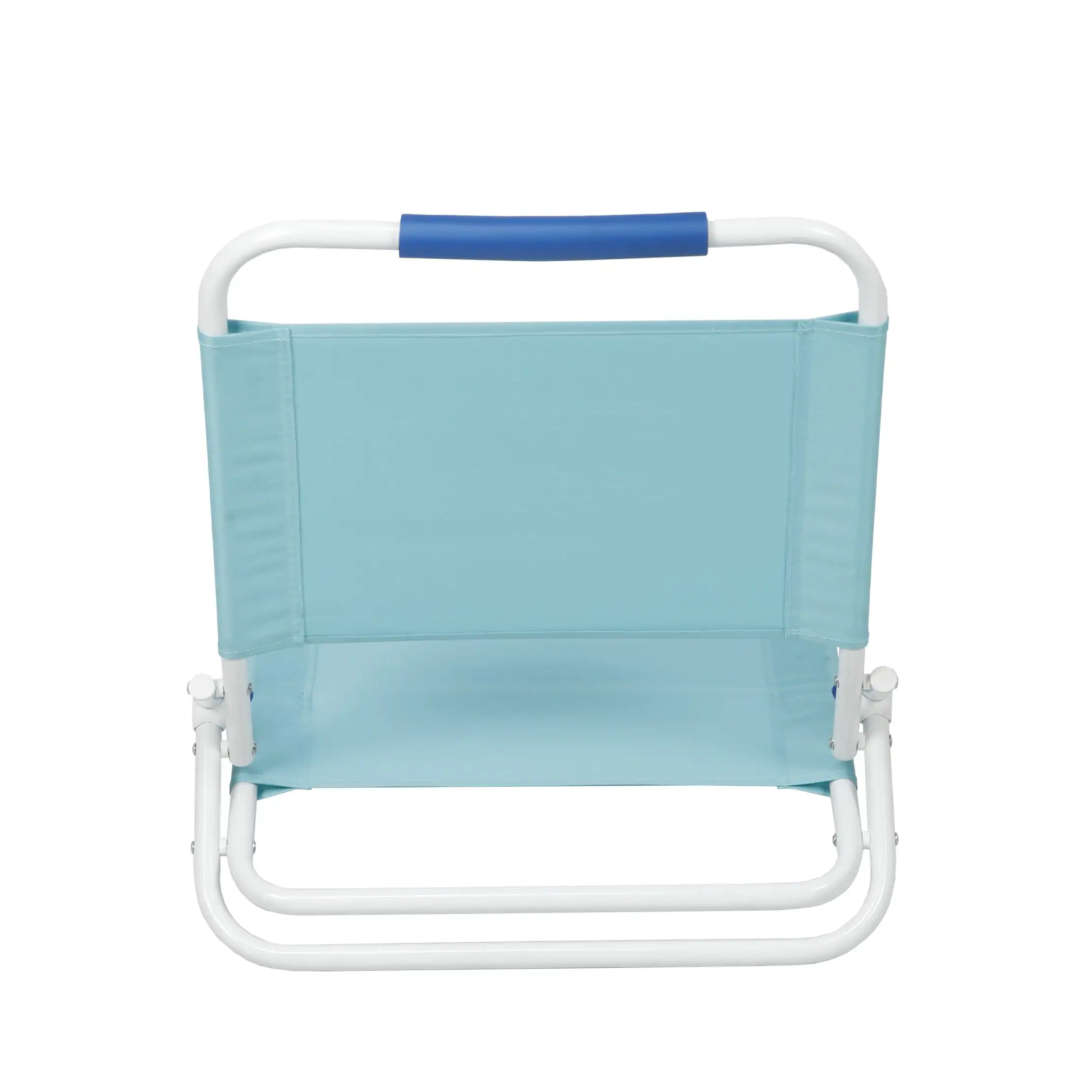 Легкий складной пляжный стул, портативный с ремнем для переноски, кресло с быстрой настройкой для кемпинга в песке, бирюзовый