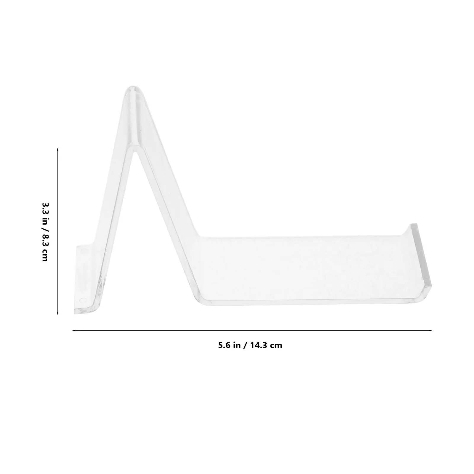 4pcs Acrylic Shoe Rack Holder – Clear Display Stand for Sneakers, Sports Shoes, Retail Store & Shopping Center