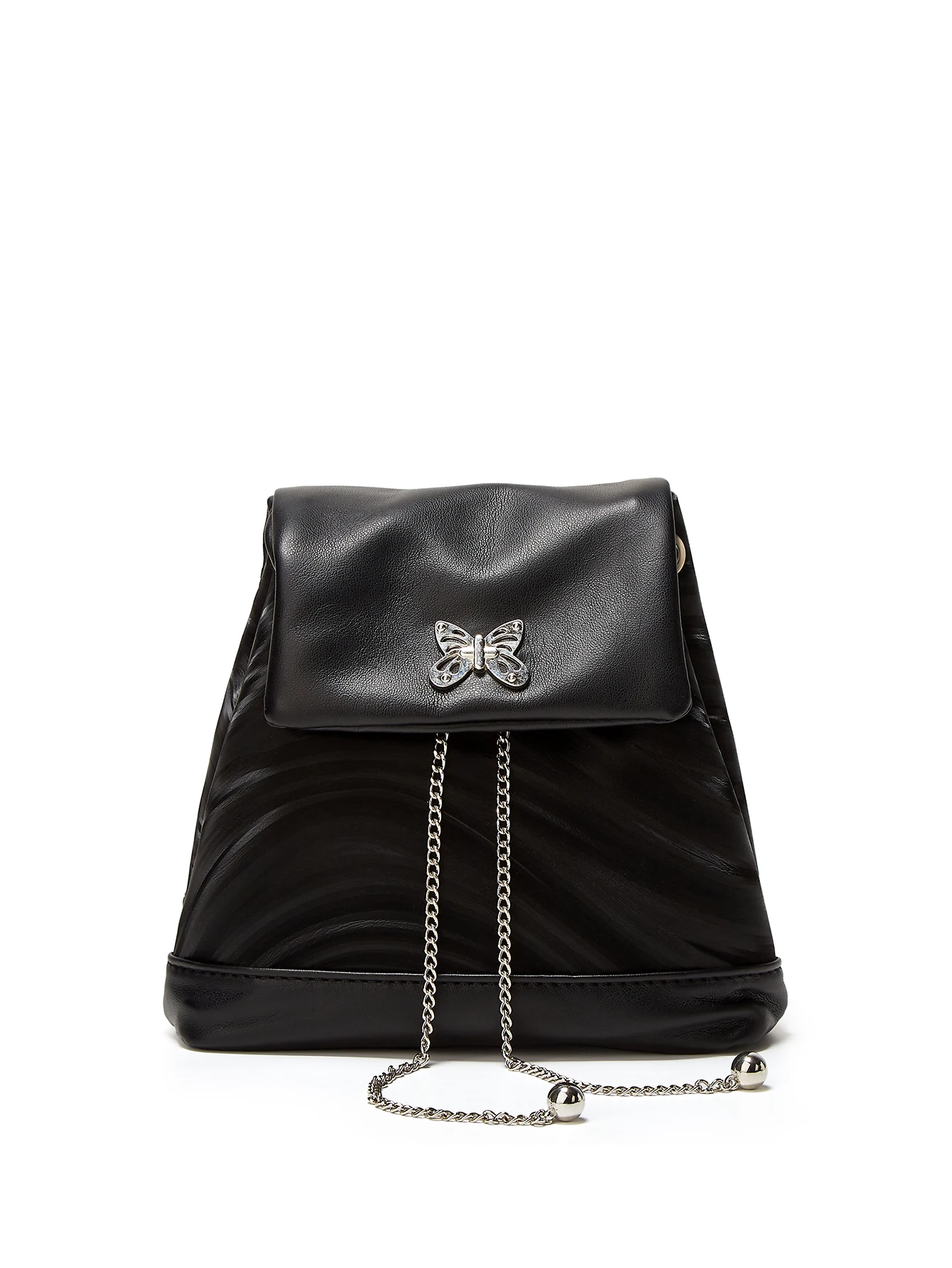 

New Style Fashionable Niche-Designed Women's Chain Backpack with a Detachable Chain