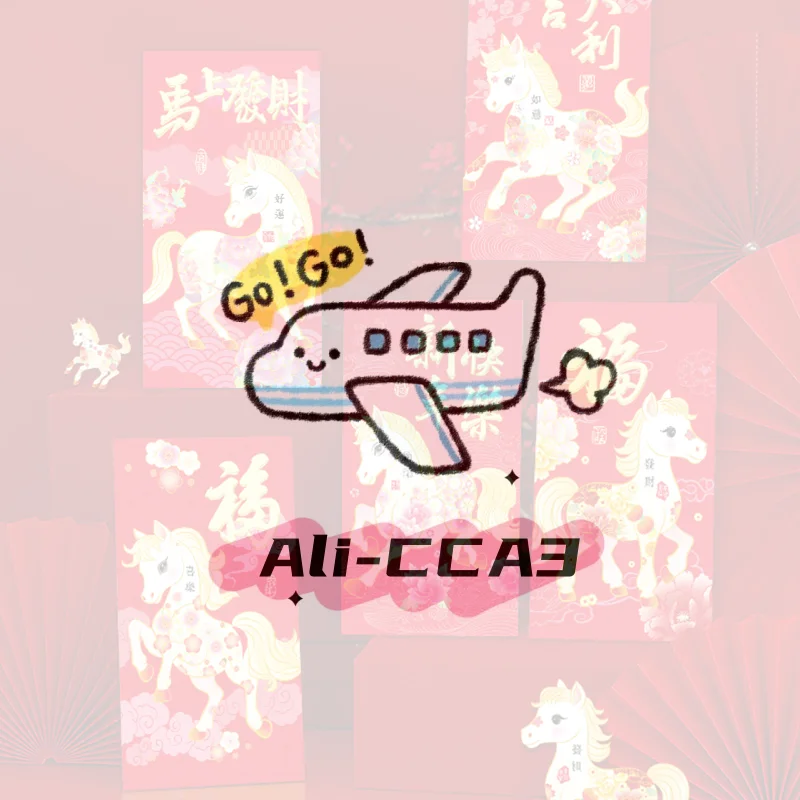 

6Pcs Chinese New Year Money Envelope Lucky Red Pockets 2026 Horse Year Red Envelope Spring Festival Marriage Birthday Envelope