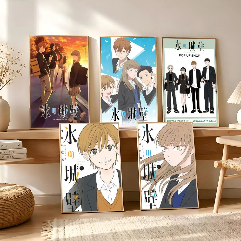 The R-Ramparts of I-IceS Poster Wall Art Residue-Free poster For Cartoon/Anime room & Dorm wall Decor & Manga retail Store