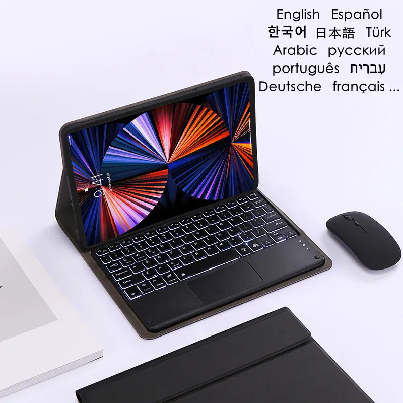 

Case For Vivo Pad 2022 Keyboard Case for Vivo Pad 11 inch Tablet Cover Russian Spanish Korean Thai Portuguese Keyboard Teclado