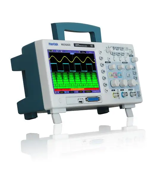 

Hantek 200MHz MSO5202D Mixed Signal Digital Oscilloscope 16 Logical Channels +2 Analog Channels + External Trigger Channel