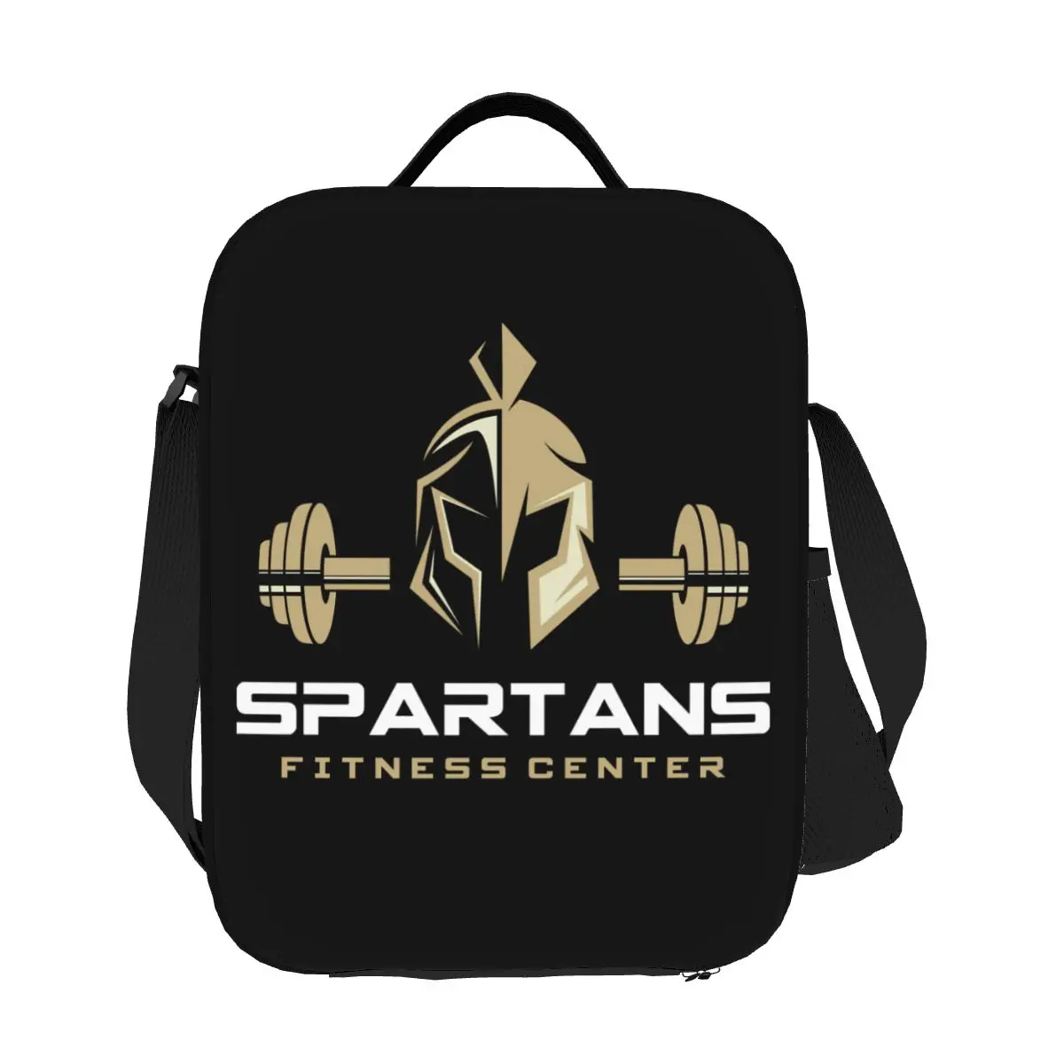 Custom GYM Spartan Fitness Lunch Bag Men Women Thermal Cooler Insulated Lunch Boxes for Kids School