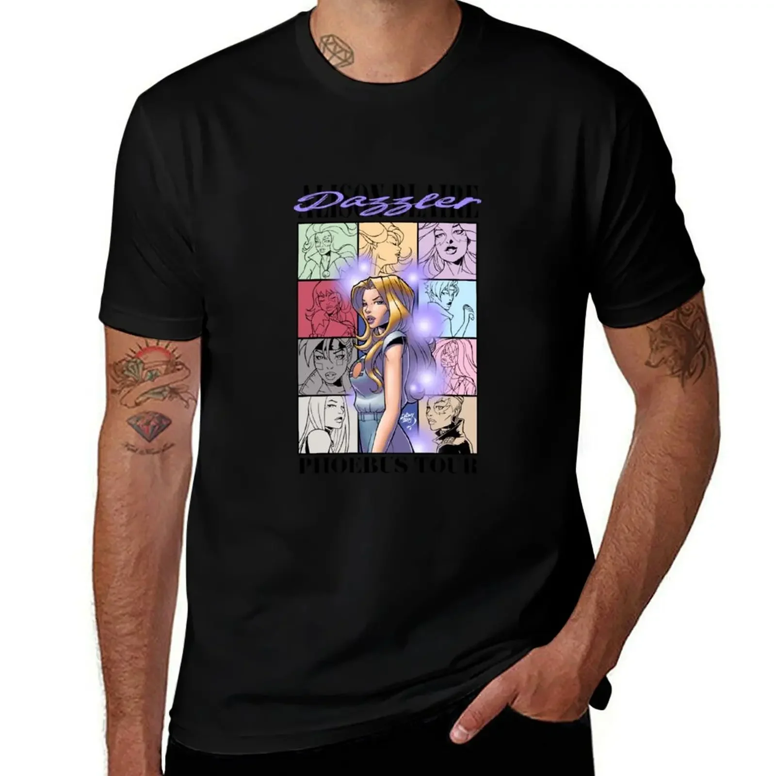 

Alison Blaire Dazzler Phoebus Tour T-Shirt tops customs design your own quick drying cheap stuff tee shirts for men