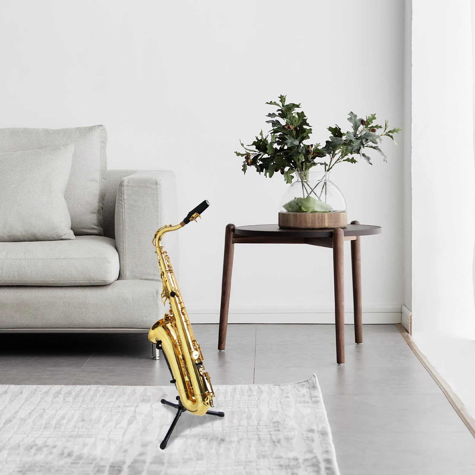 

Saxophone Stand Alto Holder Instrument Portable Clarinet Rack Tenor Music Accessories