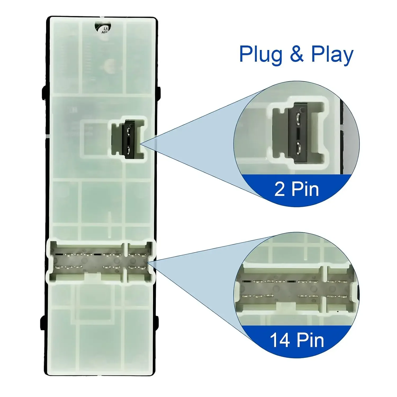 Electric window main switch suitable for Nissan OEM replacement # 25401ZN50C driver's side