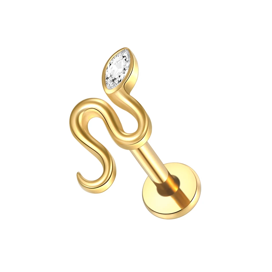 G23 Titanium Ear Tragus Cartilage Helix Piercing Stud
